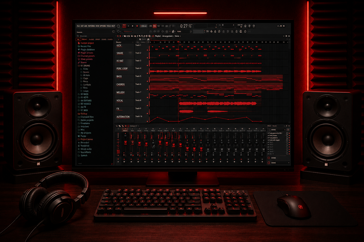 Campaign Music production visual